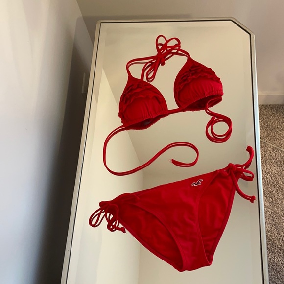 Red Hollister Swimsuit - Picture 1 of 8